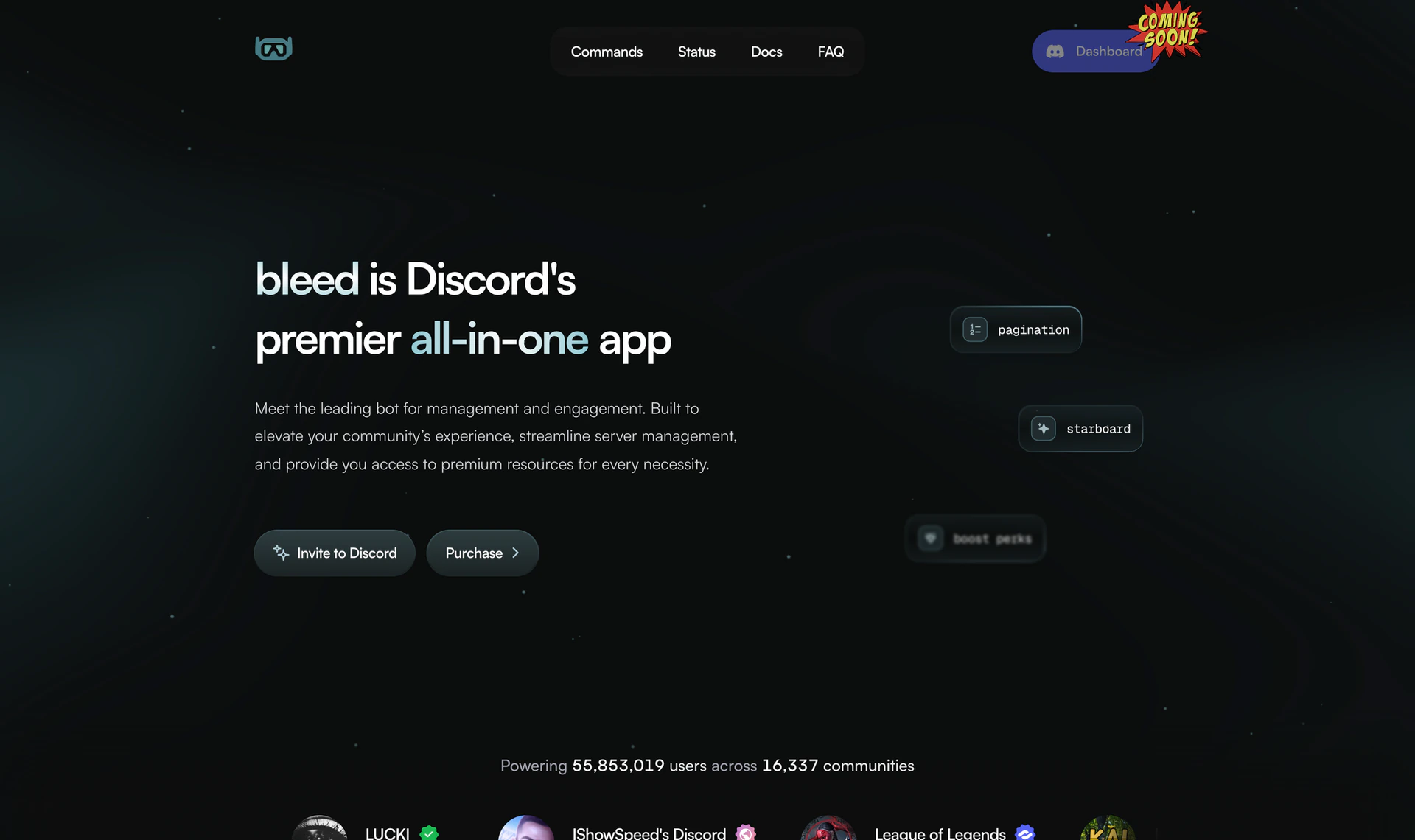 landing page