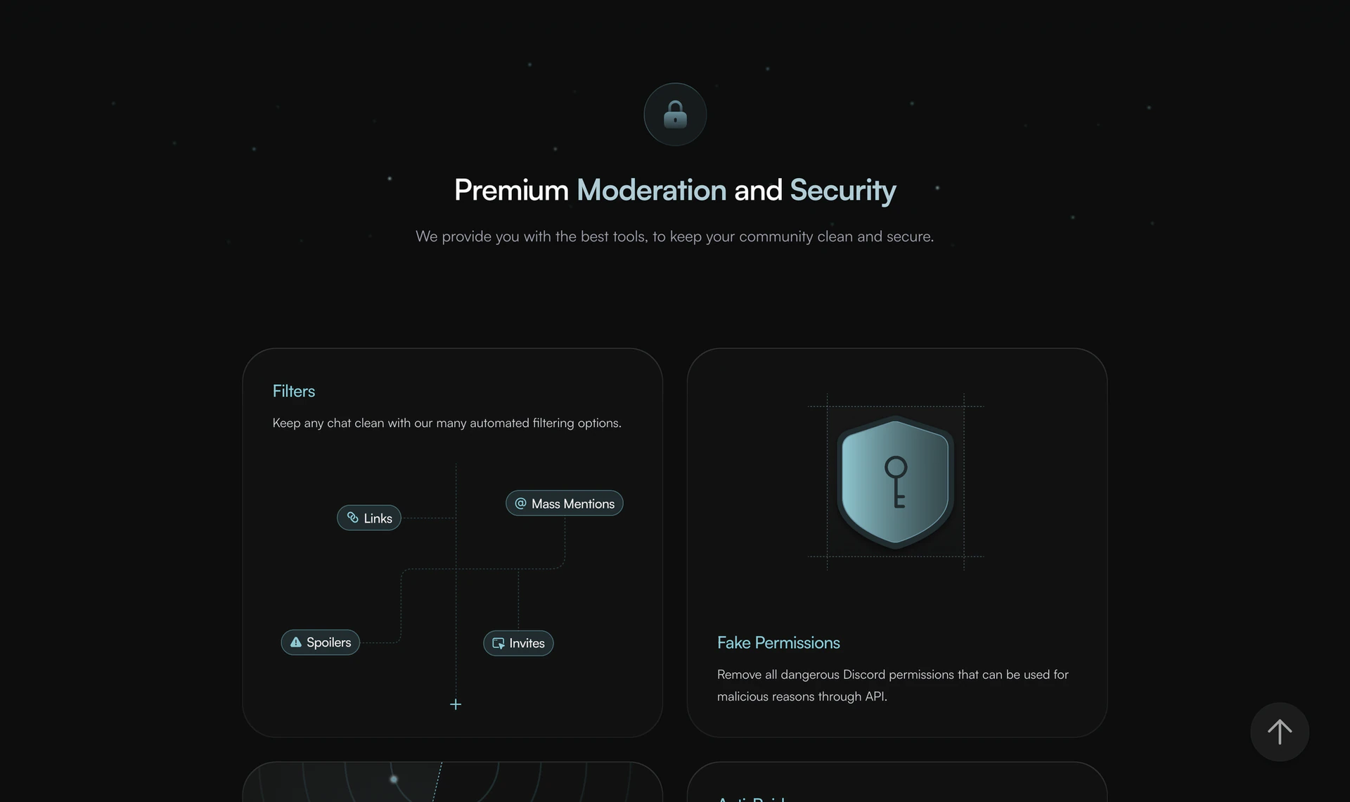 moderation and security